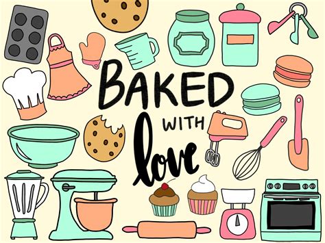 bake clip art|Free Baking Vector Art .